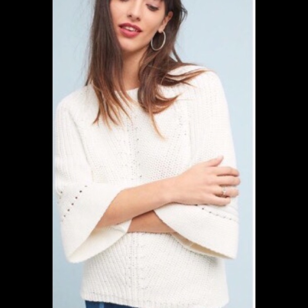 Rosie Neira Adrienne chunky knit pullover NWOT xs